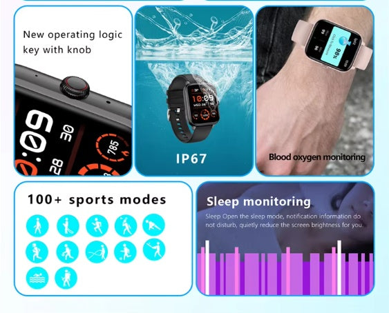 Smartivo™ Daily Health & Fitness Smartwatch